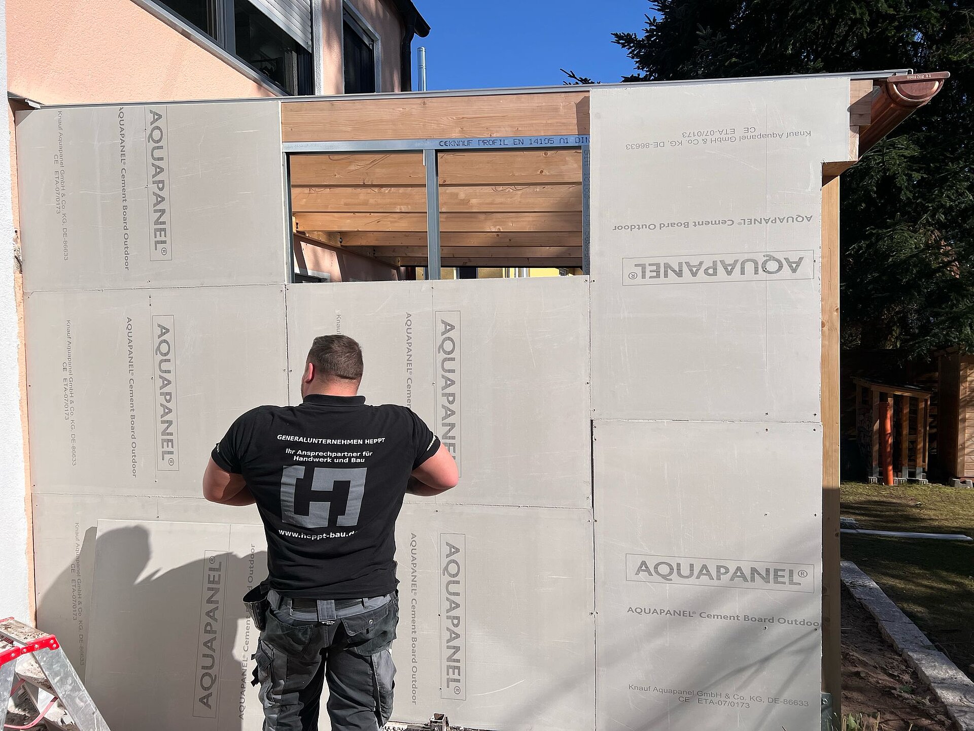 Bau einer Brandwand zwischen zwei Reihenhäusern - Bild 2